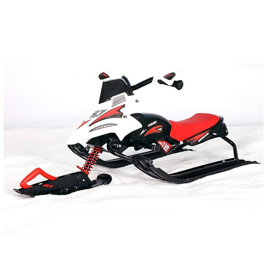 Snow Man - mama012345674 Motorcycle-Type Skis, Children Sleigh Sled Skiing Snowman